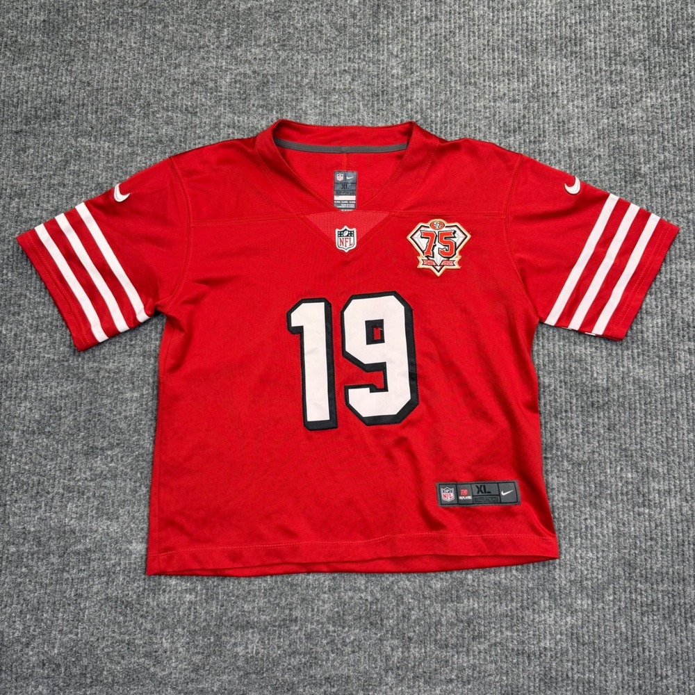 Nike Kids San Francisco 49ers Deebo Samuel 19 Red 75th Anniversary Jersey XL